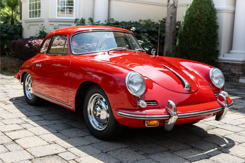 1961 Porsche 356B Karmann Notchback sold for $56,600 USD